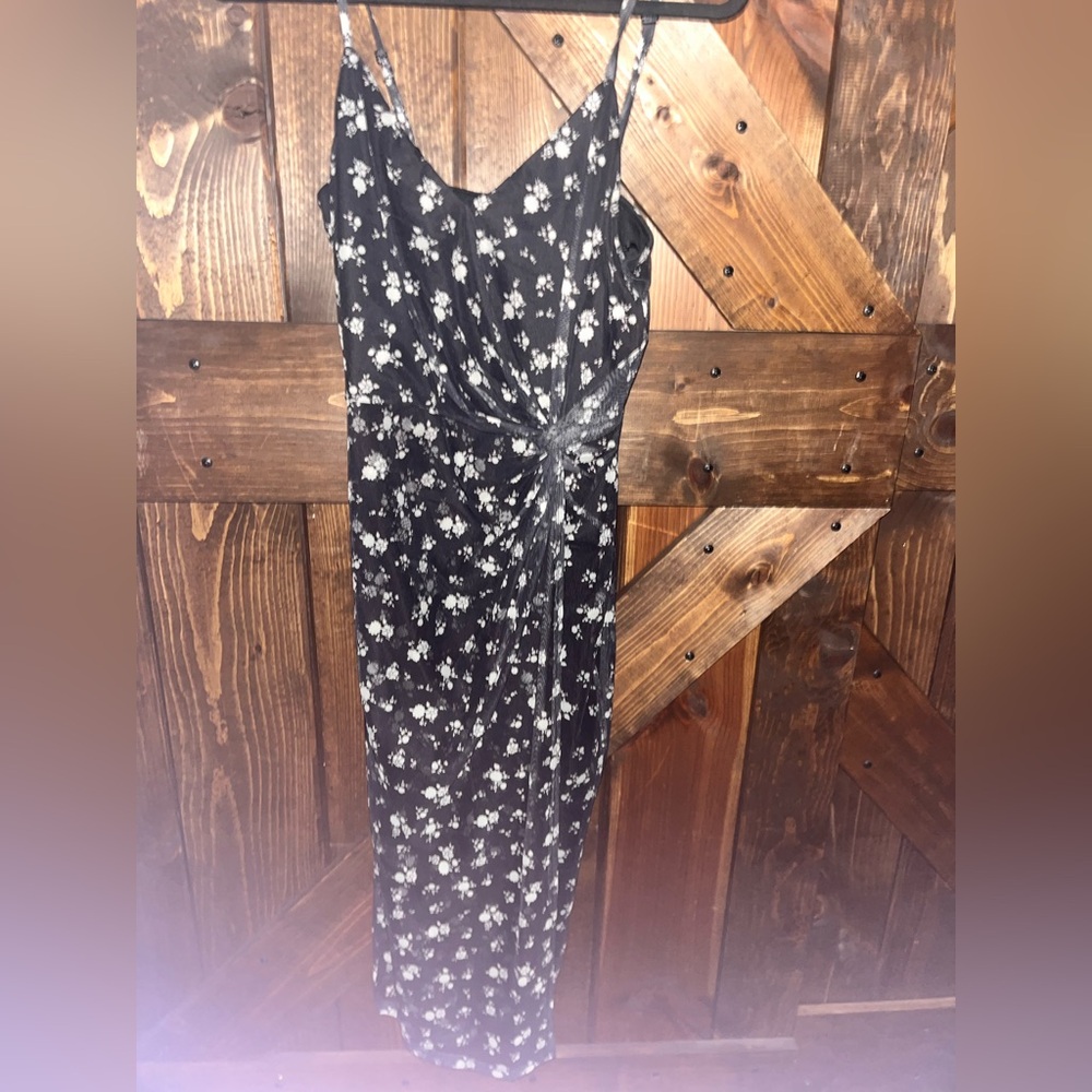 Cinched waist dress